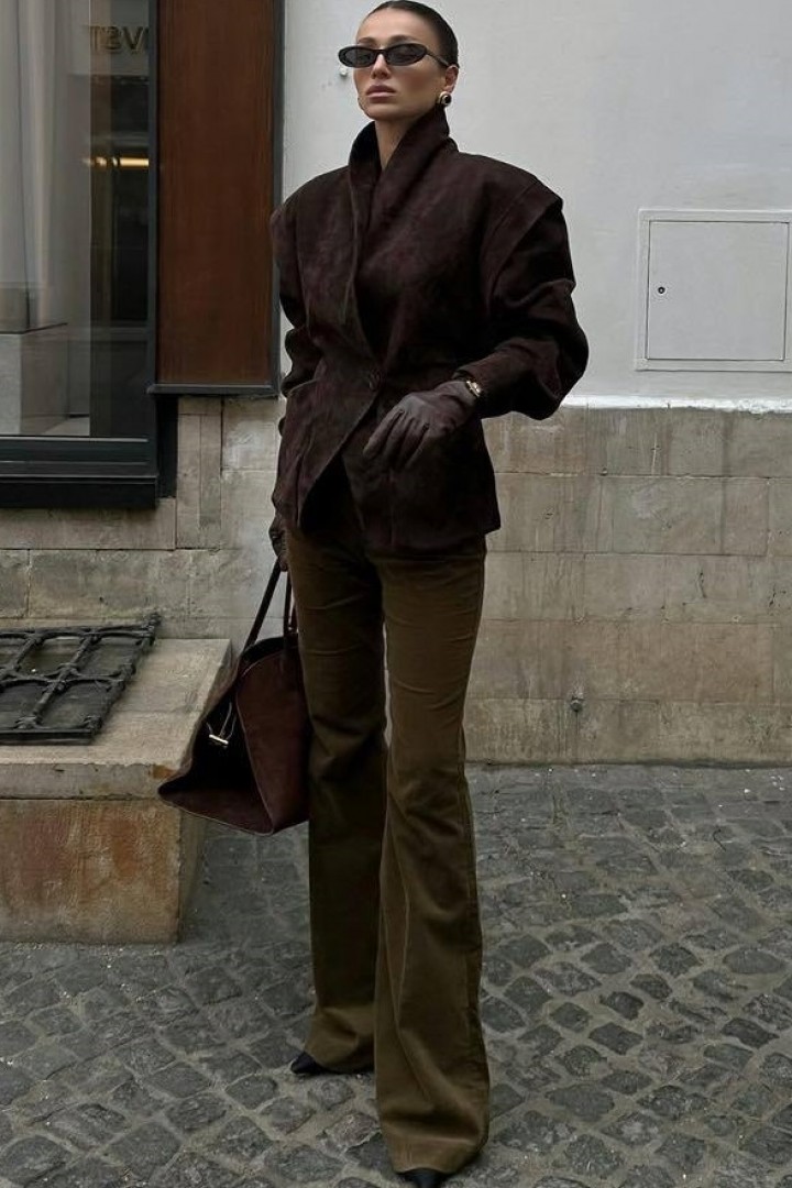 Замшевый жакет CULT-2106A890