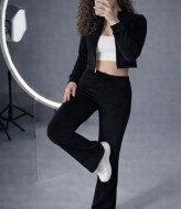 Стильный велюровый костюм MIK-1715A590