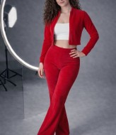 Костюм с укороченной кофтой  MIK-1715A590