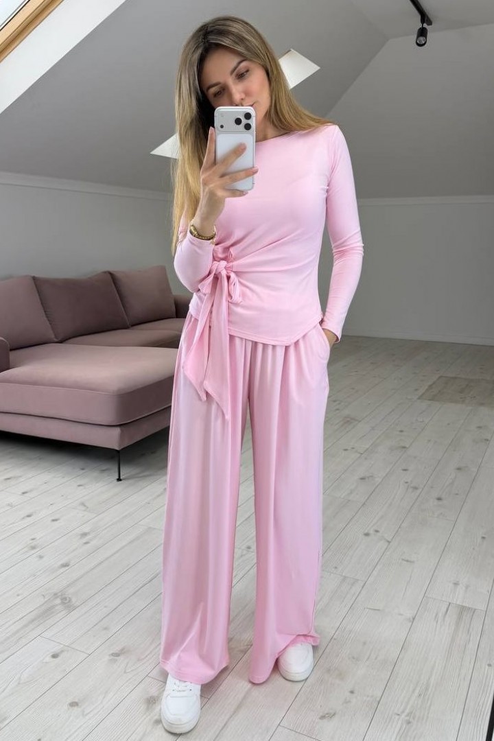 Кофта з бантом і штани вільного крою KG-774A650B680