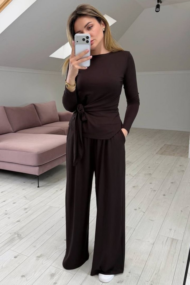 Кофта з бантом і штани вільного крою KG-774A650B680