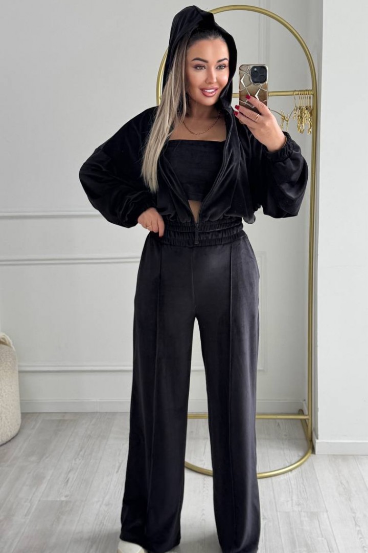 Костюм трійка кофта, топ і штани XOF-7005A520