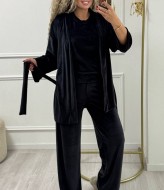 Велюровый костюм тройка XOF-7004A515