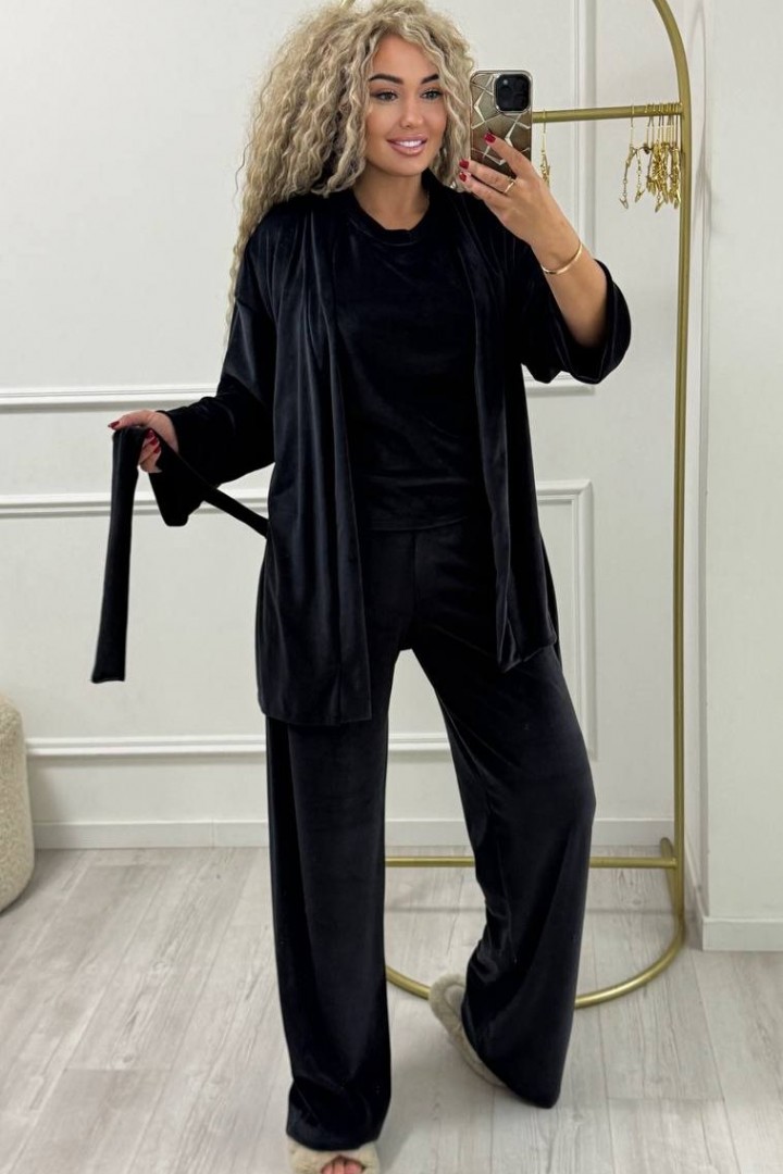 Велюровый костюм тройка XOF-7004A515