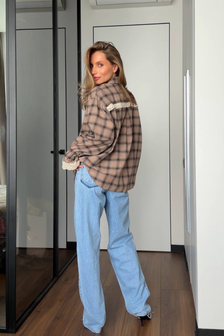 Стильная рубашка BLO-956A600