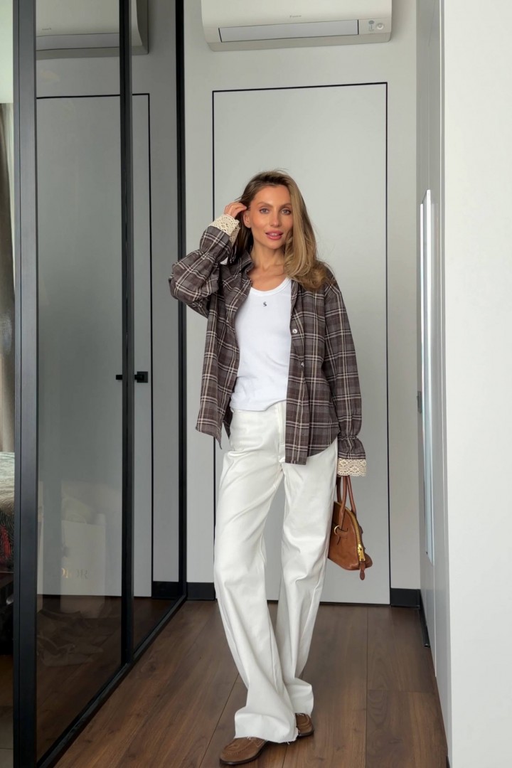 Стильная рубашка BLO-956A600