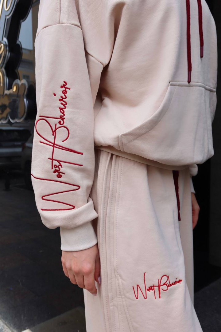 Спортивний костюм з вишивкою JOM-8005.1A1490