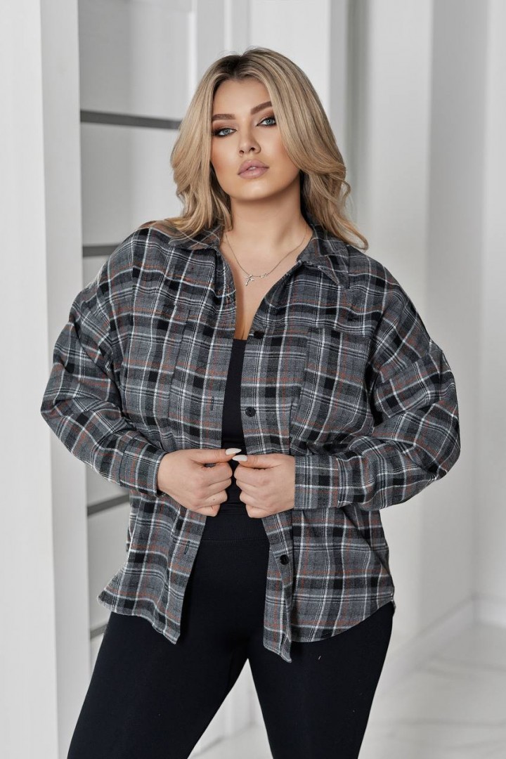 Рубашка в клетку LZ-M1240A580