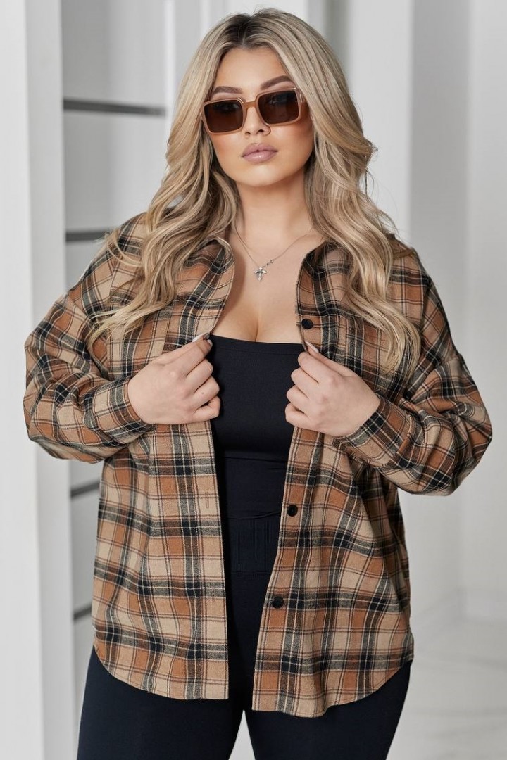 Рубашка в клетку LZ-M1240A580