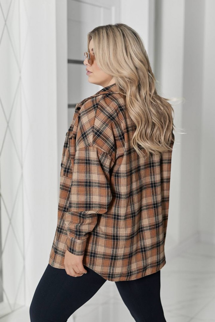 Рубашка в клетку LZ-M1240A580