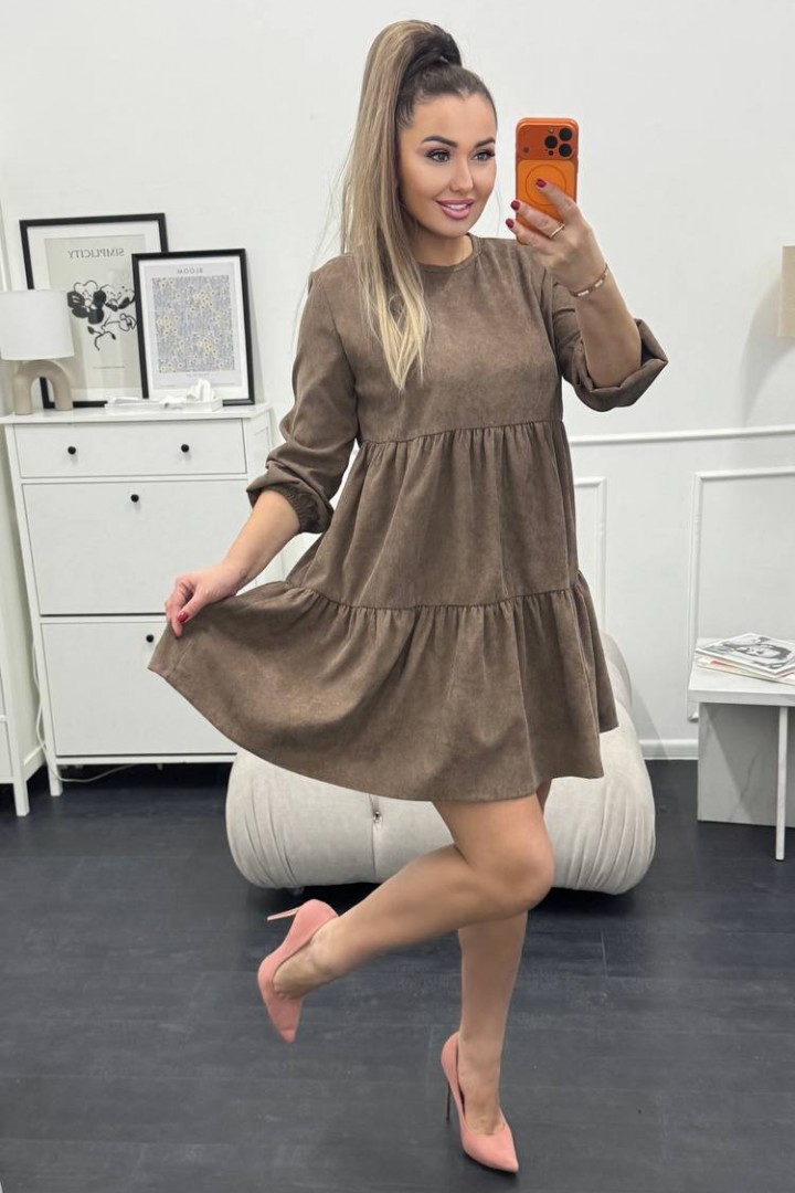 Вельветова сукня XOF-7009A410