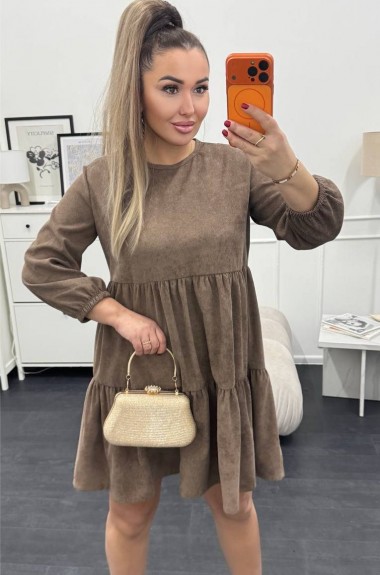 Вельветовое платье XOF-7009A410