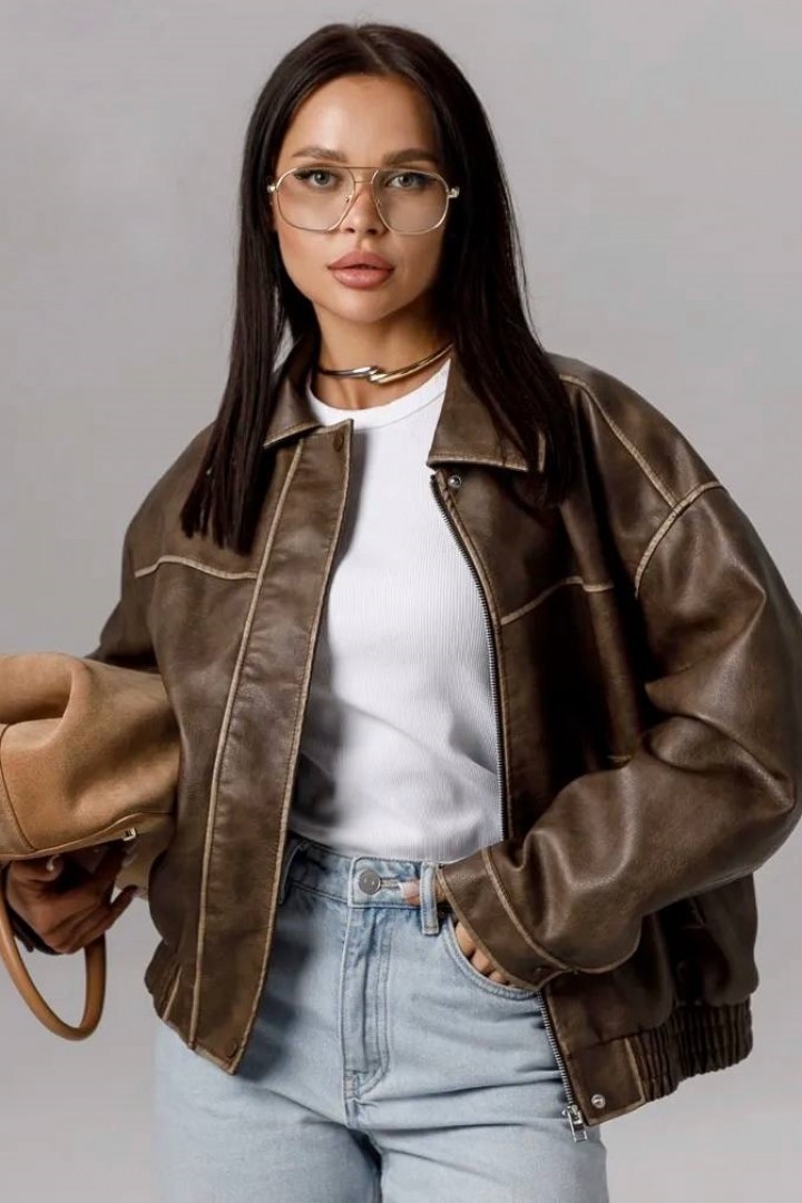 Шкіряна куртка ZL-03702A1250