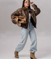 Шкіряна куртка ZL-03702A1250