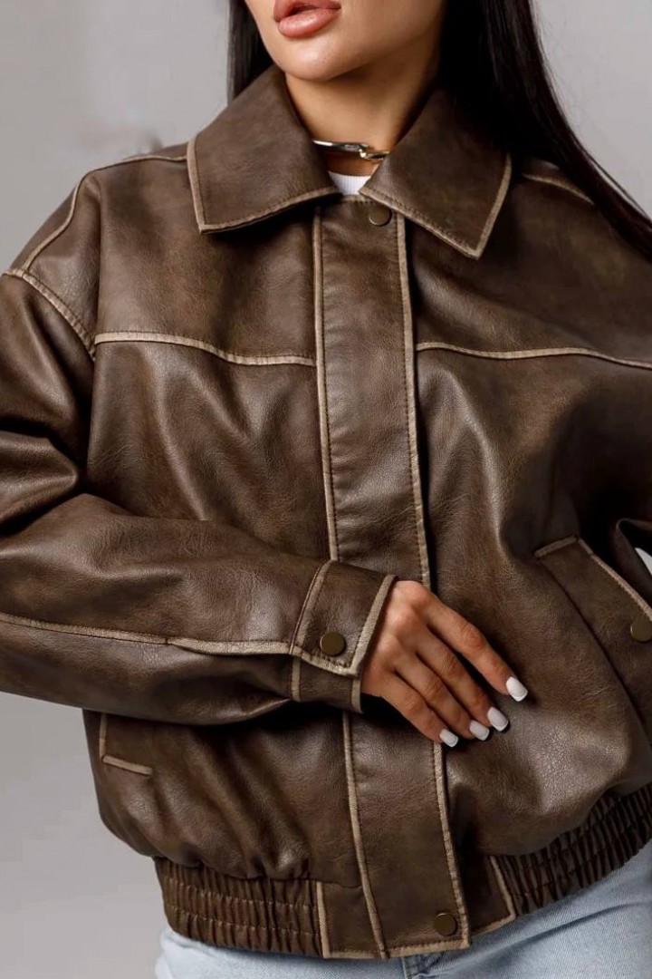 Шкіряна куртка ZL-03702A1250