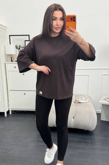 Костюм двійка футболка і лосини XOF-7010A490