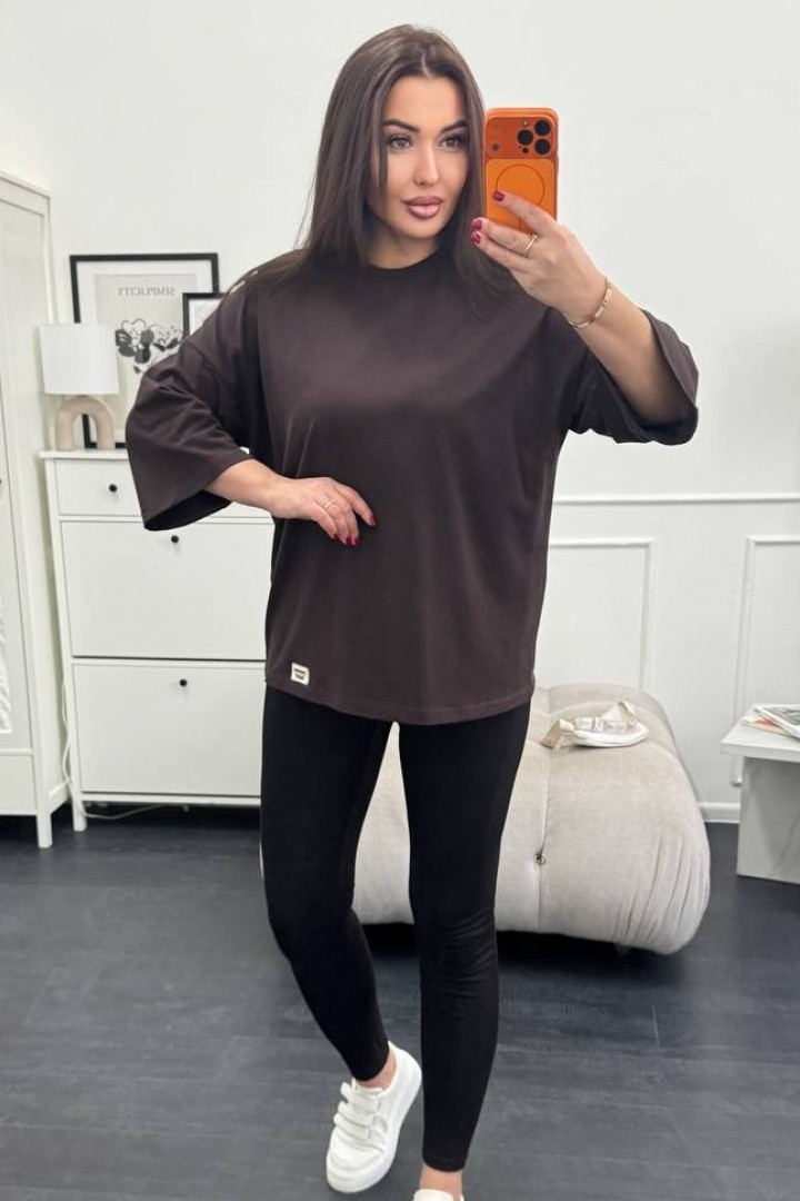 Костюм двійка футболка і лосини XOF-7010A490