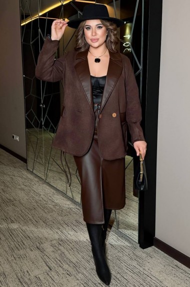 Піджак прямого крою з поясом DV-AR5521A750 Піджак прямого крою з поясом DV-AR5521A750