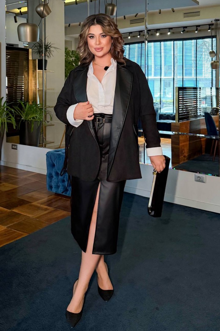 Пиджак прямого кроя с поясом DV-AR5521A750