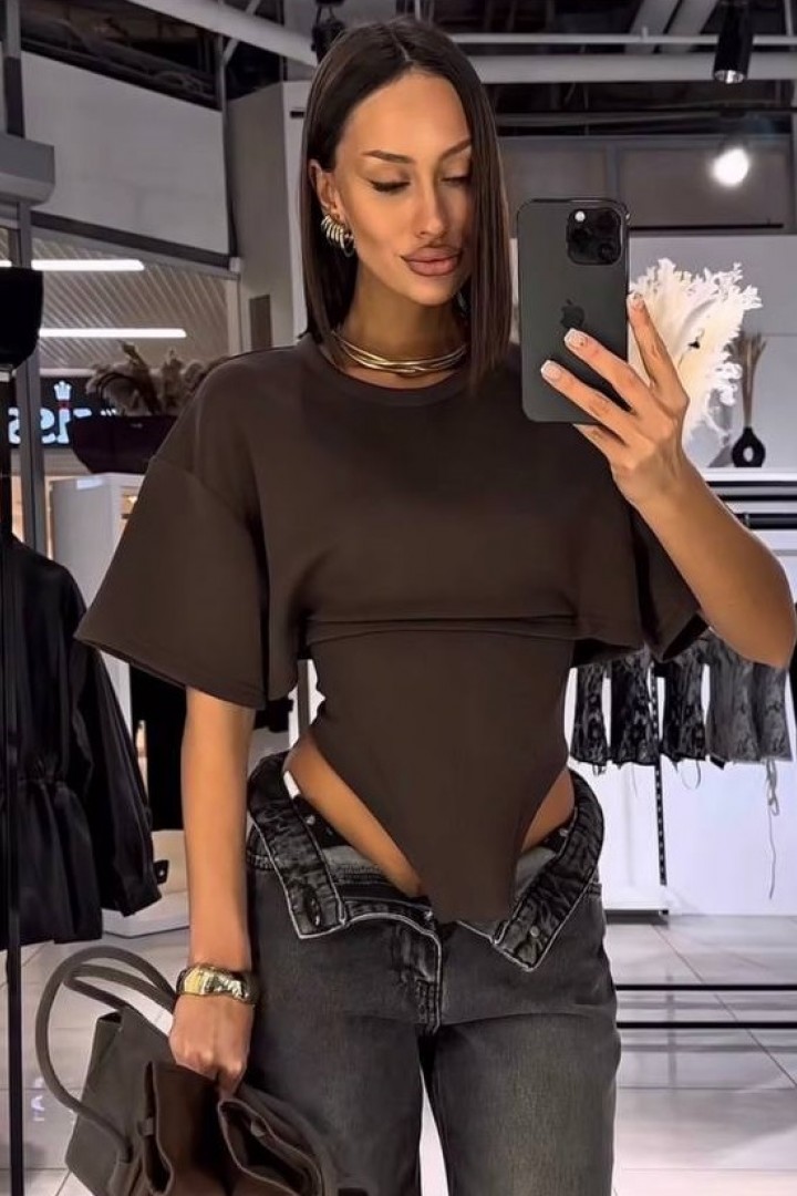 Футболка-корсет DN-291A350