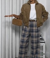 Клетчатые брюки DN-290A550