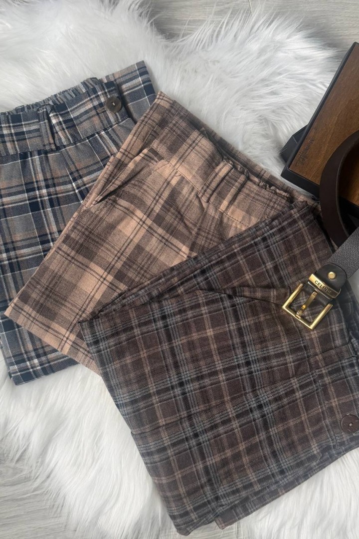 Клетчатые брюки DN-290A550