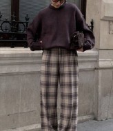 Клетчатые брюки DN-290A550