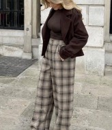 Клетчатые брюки DN-290A550