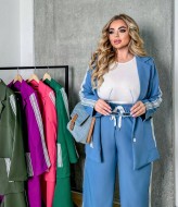 Женский костюм с лампасами BEL-082A30