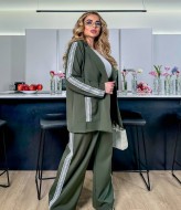 Женский костюм с лампасами BEL-082A30