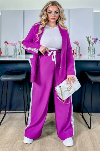 Женский костюм с лампасами BEL-082A30 Женский костюм с лампасами BEL-082A30