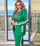 Женский костюм с лампасами BEL-082A30