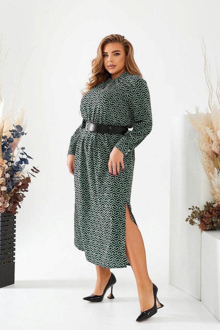 Платье длины миди GOL-1954A750