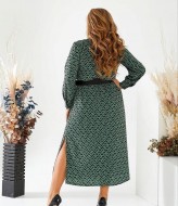 Платье длины миди GOL-1954A750