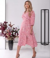 Платье с разрезом GOL-1857A650