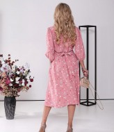 Платье с разрезом GOL-1857A650