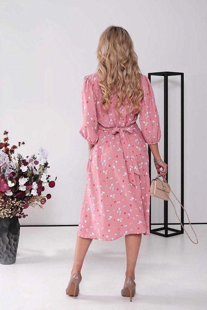 Платье с разрезом GOL-1857A650