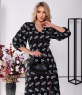 Платье с разрезом GOL-1857A650