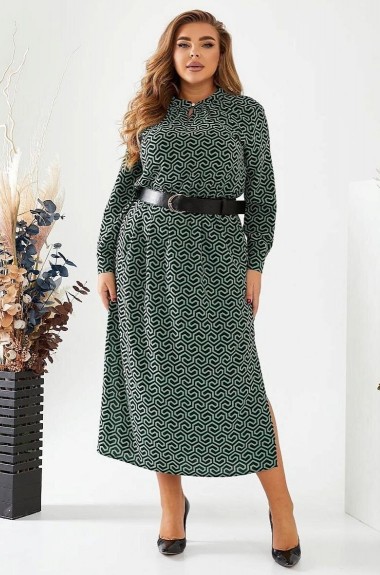 Платье длины миди GOL-1954A750 Платье длины миди GOL-1954A750