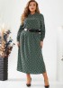 Платье длины миди GOL-1954A750