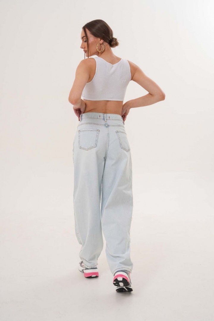 Джинсы багги WOW-383A22