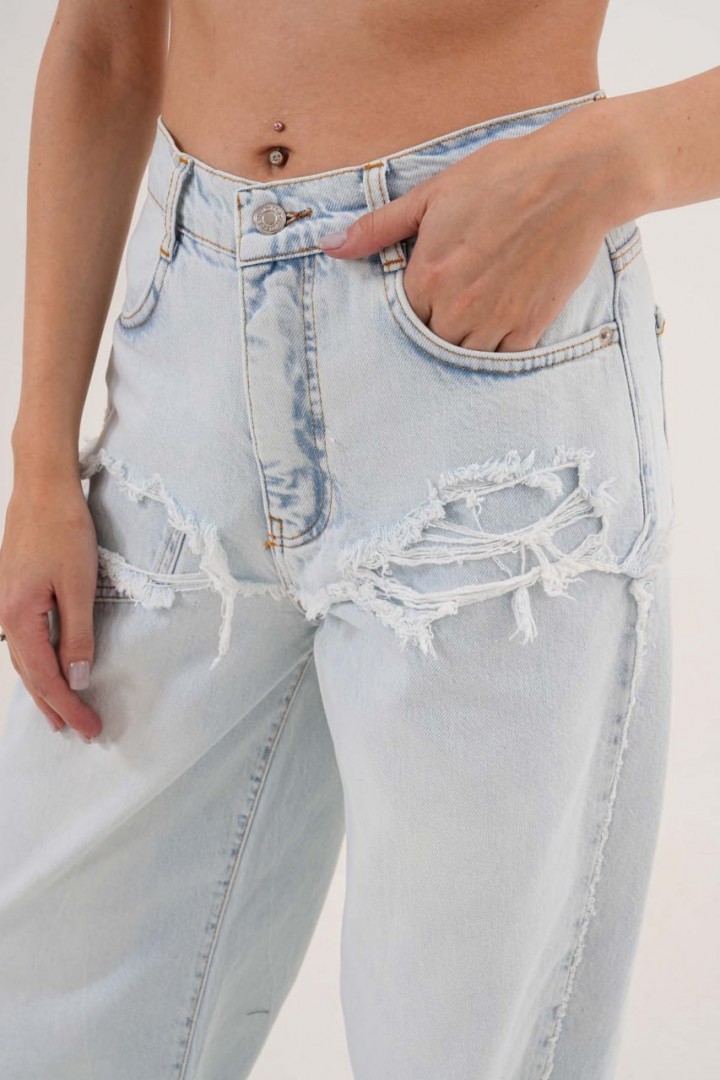 Джинсы багги WOW-383A22