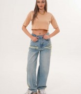 Джинсы багги WOW-383A22