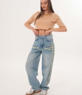 Джинсы багги WOW-383A22