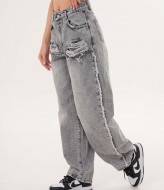 Джинсы багги WOW-383A22