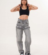 Джинсы багги WOW-383A22
