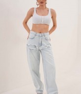 Джинсы багги WOW-383A22