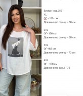 Вільна футболка ZL-312A400