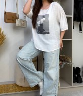 Вільна футболка ZL-312A400