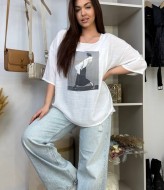 Вільна футболка ZL-312A400